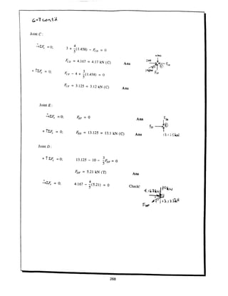 Estatica hibeller-tenth edition-solcuionario