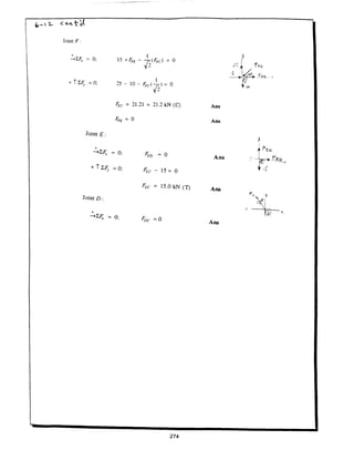 Estatica hibeller-tenth edition-solcuionario