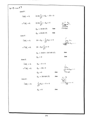 Estatica hibeller-tenth edition-solcuionario