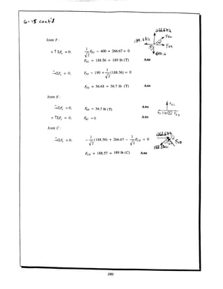 Estatica hibeller-tenth edition-solcuionario