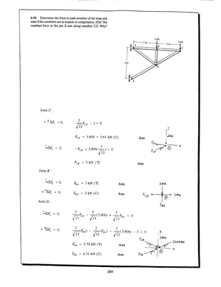 Estatica hibeller-tenth edition-solcuionario