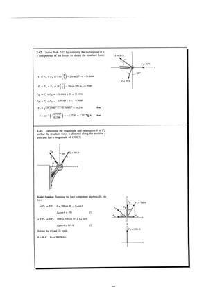 Estatica hibeller-tenth edition-solcuionario