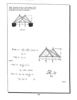 Estatica hibeller-tenth edition-solcuionario