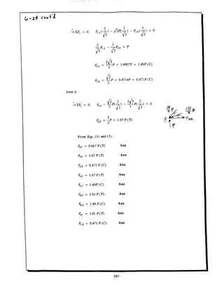 Estatica hibeller-tenth edition-solcuionario