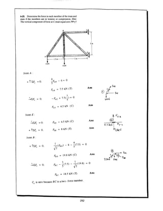 Estatica hibeller-tenth edition-solcuionario