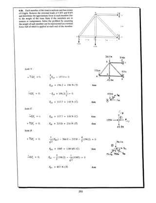 Estatica hibeller-tenth edition-solcuionario