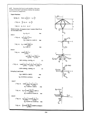 Estatica hibeller-tenth edition-solcuionario