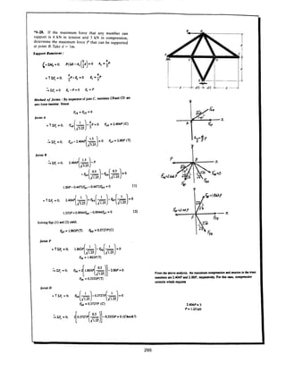 Estatica hibeller-tenth edition-solcuionario