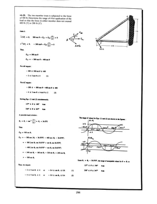 Estatica hibeller-tenth edition-solcuionario