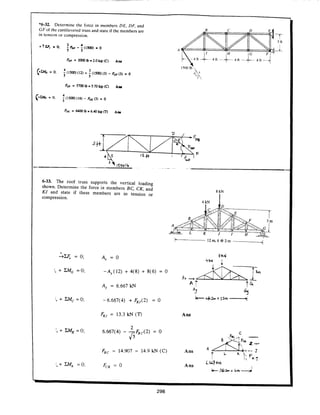 Estatica hibeller-tenth edition-solcuionario