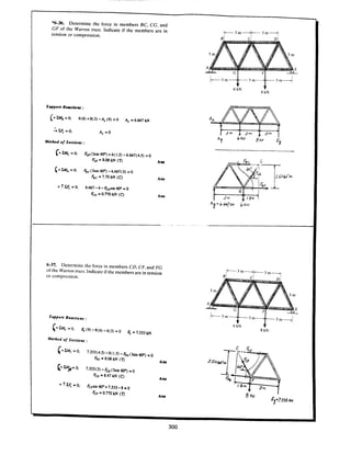 Estatica hibeller-tenth edition-solcuionario