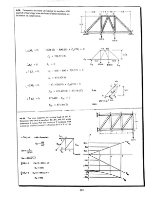 Estatica hibeller-tenth edition-solcuionario