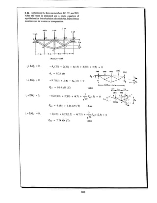Estatica hibeller-tenth edition-solcuionario