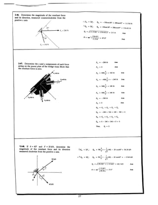 Estatica hibeller-tenth edition-solcuionario