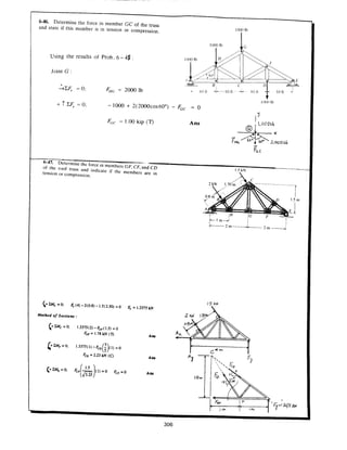 Estatica hibeller-tenth edition-solcuionario