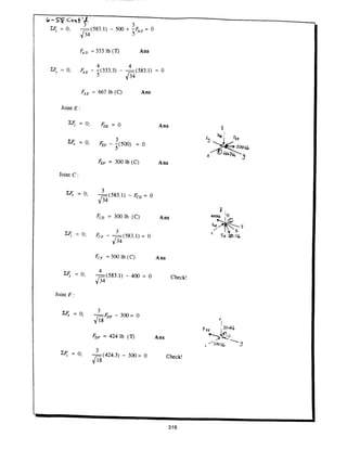 Estatica hibeller-tenth edition-solcuionario