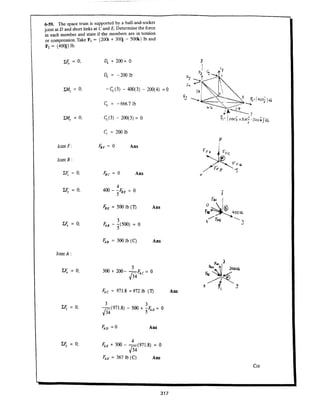 Estatica hibeller-tenth edition-solcuionario