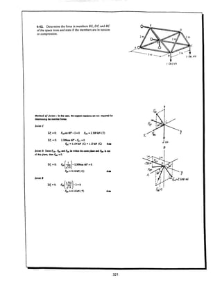 Estatica hibeller-tenth edition-solcuionario
