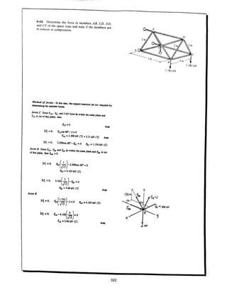 Estatica hibeller-tenth edition-solcuionario