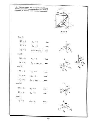 Estatica hibeller-tenth edition-solcuionario