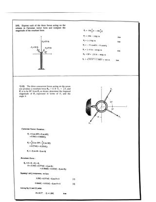 Estatica hibeller-tenth edition-solcuionario