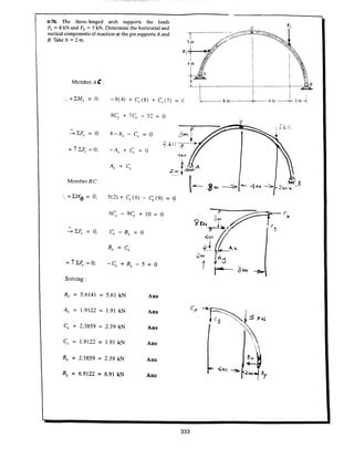 Estatica hibeller-tenth edition-solcuionario