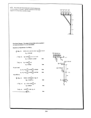 Estatica hibeller-tenth edition-solcuionario
