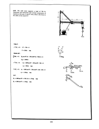 Estatica hibeller-tenth edition-solcuionario