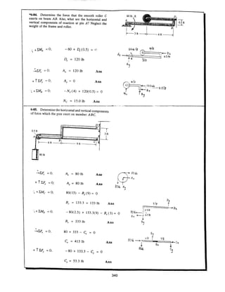 Estatica hibeller-tenth edition-solcuionario