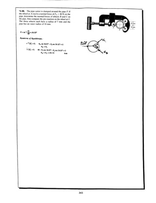 Estatica hibeller-tenth edition-solcuionario