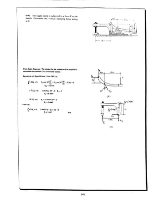 Estatica hibeller-tenth edition-solcuionario