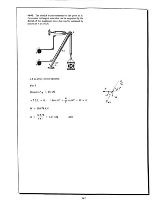 Estatica hibeller-tenth edition-solcuionario