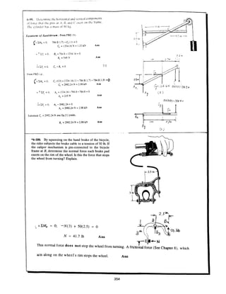 Estatica hibeller-tenth edition-solcuionario