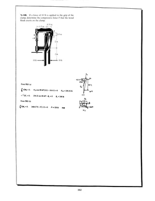 Estatica hibeller-tenth edition-solcuionario