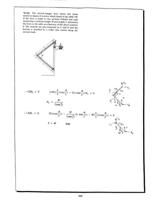 Estatica hibeller-tenth edition-solcuionario