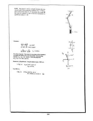 Estatica hibeller-tenth edition-solcuionario
