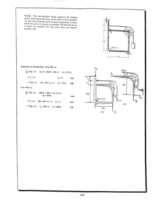 Estatica hibeller-tenth edition-solcuionario