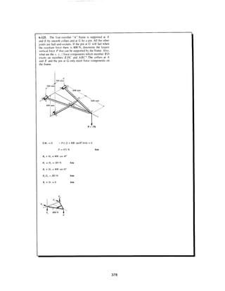 Estatica hibeller-tenth edition-solcuionario