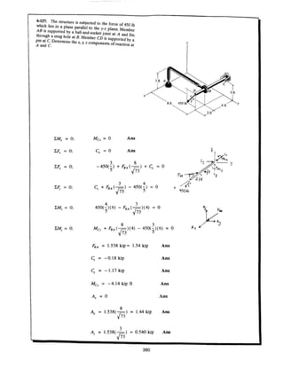 Estatica hibeller-tenth edition-solcuionario