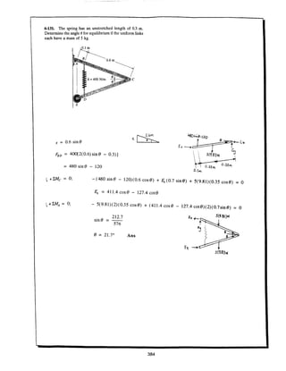 Estatica hibeller-tenth edition-solcuionario