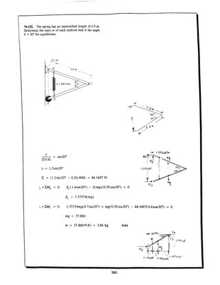 Estatica hibeller-tenth edition-solcuionario