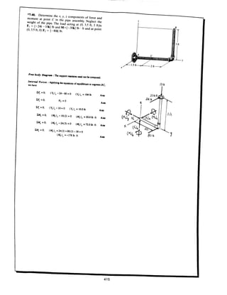 Estatica hibeller-tenth edition-solcuionario