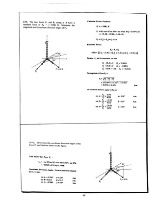 Estatica hibeller-tenth edition-solcuionario