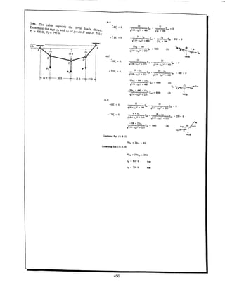 Estatica hibeller-tenth edition-solcuionario