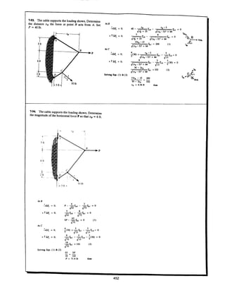Estatica hibeller-tenth edition-solcuionario