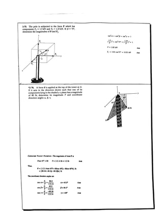 Estatica hibeller-tenth edition-solcuionario