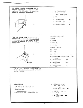 Estatica hibeller-tenth edition-solcuionario