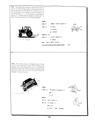 Estatica hibeller-tenth edition-solcuionario