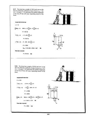 Estatica hibeller-tenth edition-solcuionario