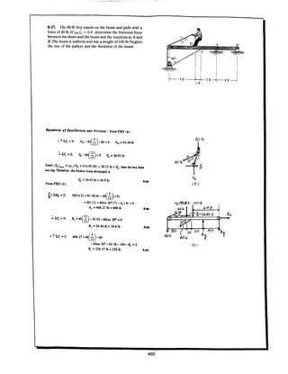 Estatica hibeller-tenth edition-solcuionario